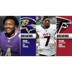 Avec deux contrats maximums, les Ravens et les Falcons marquent le début d'une nouvelle ère. Avec deux contrats maximums, les Ravens et les Falcons marquent le début d'une nouvelle ère.